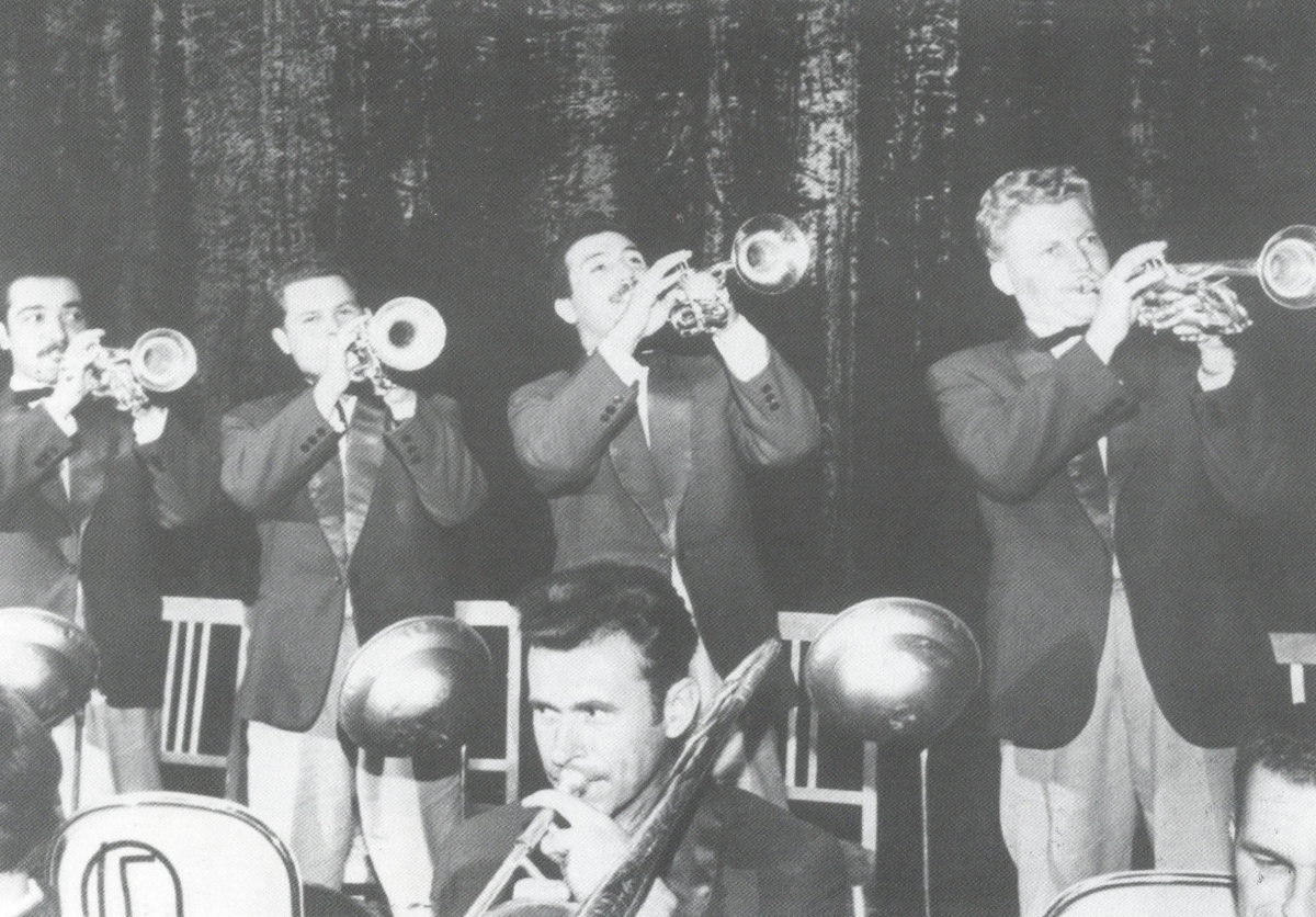 Lietuvos estradinis orkestras, trimitų grupė, 1960–1961
 