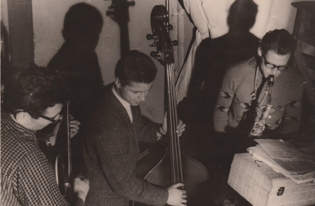 In the Assembly Hall at Vilnius University, 1958. Collection of Laimutis Martinkėnas