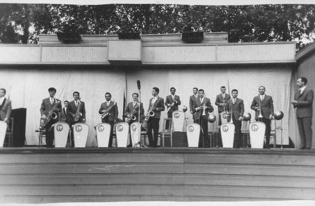 The Lithuanian Popular Music Orchestra, c. 1963.
 Photographs  from the collection of Juozas Tiškus