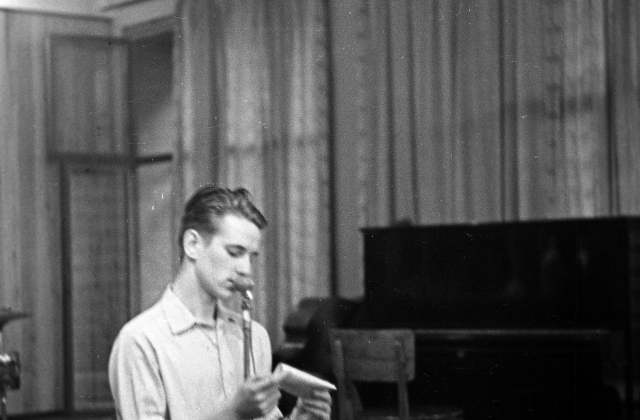 Liudas Šaltenis. An evening commemorating Louis Armstrong, 1964