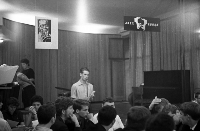 Liudas Šaltenis. An evening commemorating Louis Armstrong, 1964
