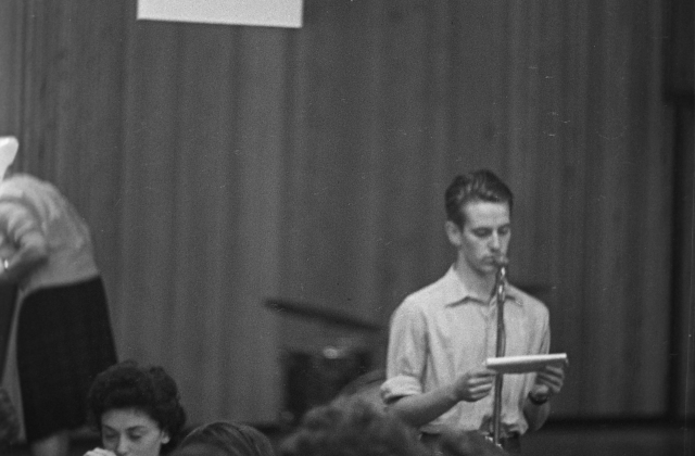 Liudas Šaltenis. An evening commemorating Louis Armstrong, 1964