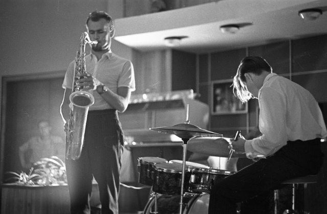 Jonas Sadauskas (ts), Zbignevas Žilionis (dr), 1963