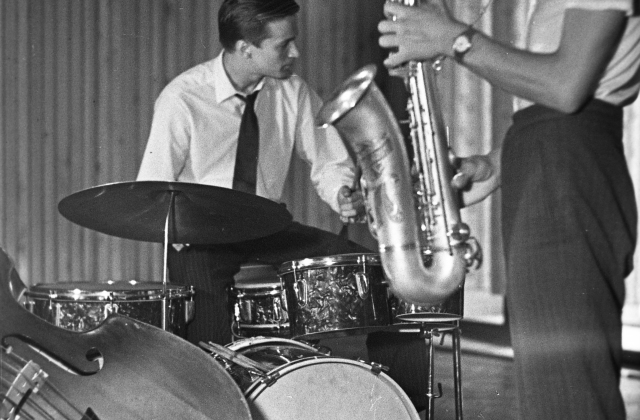 Jonas Sadauskas (ts), Zbignevas Žilionis (dr), 1963