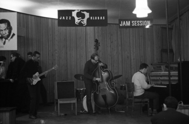 A jam session with jazzmen from Poland, 1965