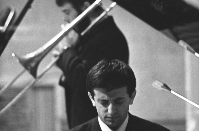 Viacheslav Ganelin (p) and Aleksandr Gilman (tb)