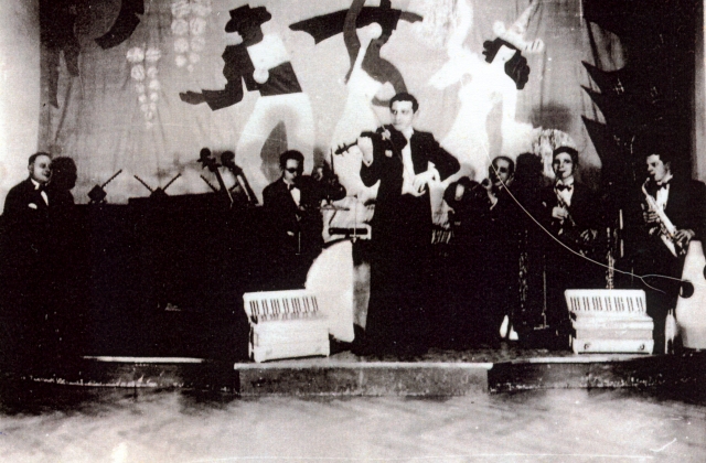 Yasha Levinson's band,1930s. 
Collection of Algirdas Motieka