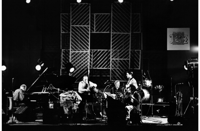   Guus Janssen's sextet, 1990.
 Photograph by Saulius Marcinkevičius 